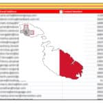 100K Malta Email Database