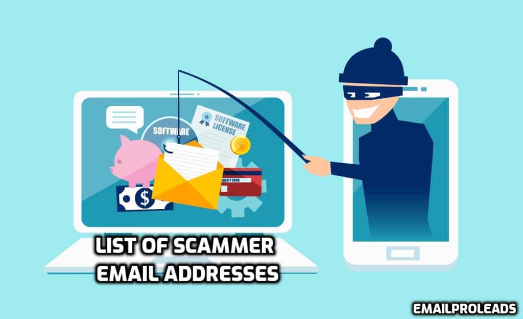 list of scammers email address