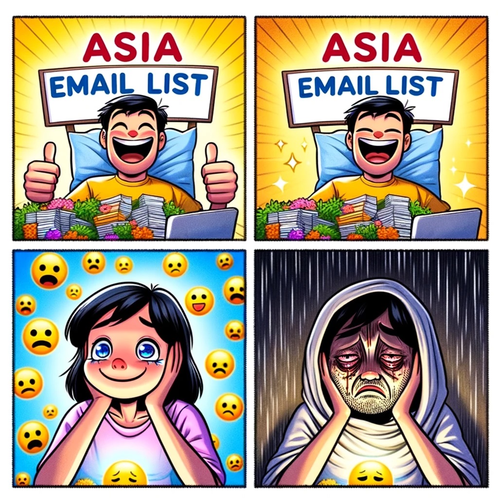 Asia mailing lists