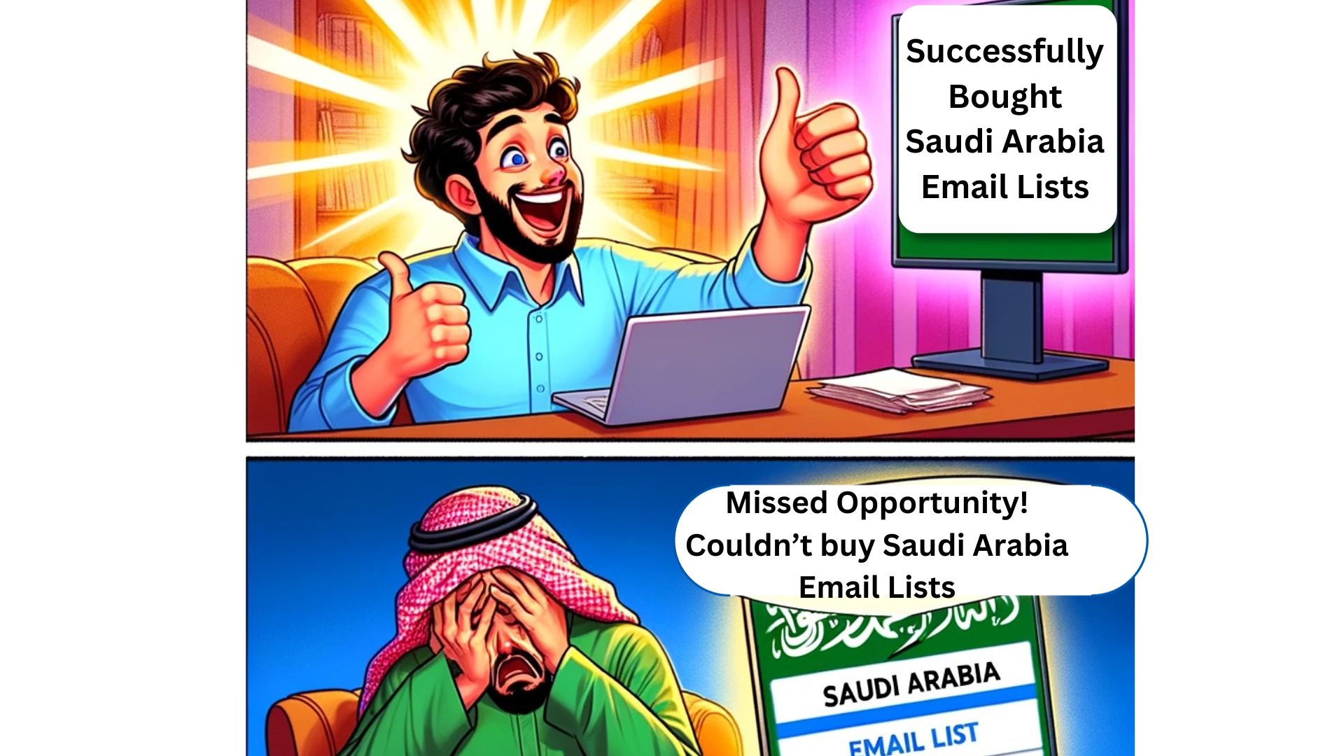 Saudi Arabia mailing lists