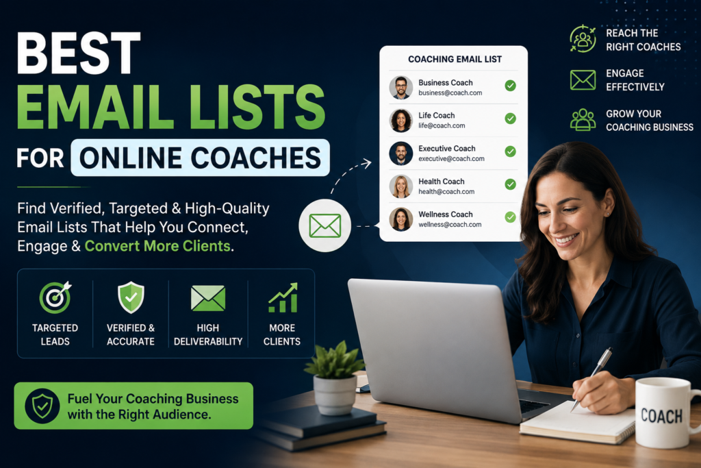 Best Email Lists for Online Coaches