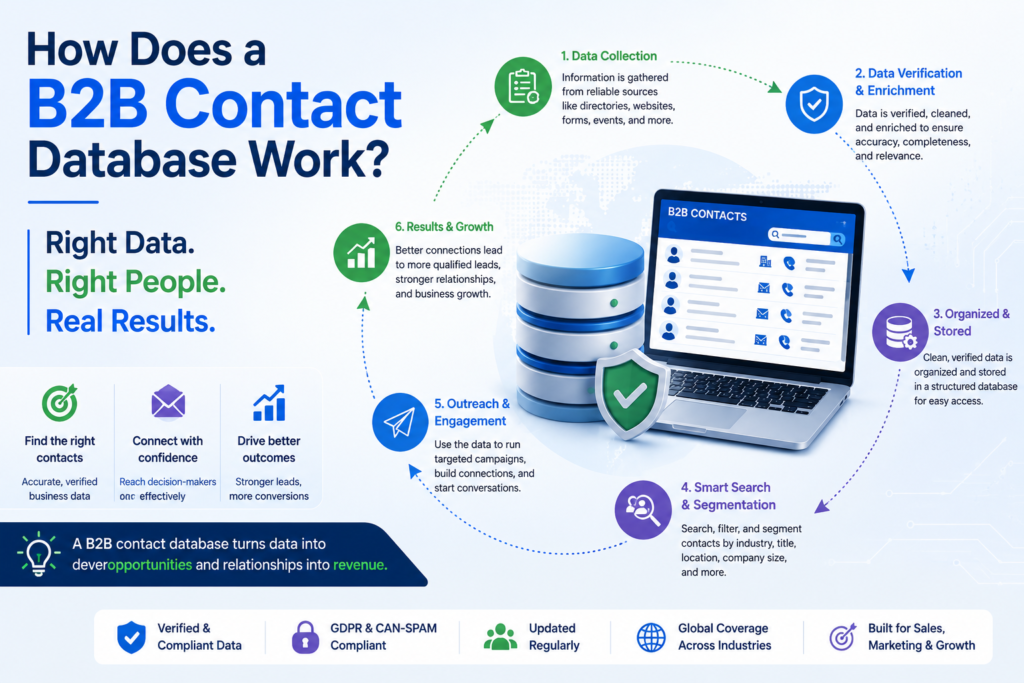 best B2B contact database providers